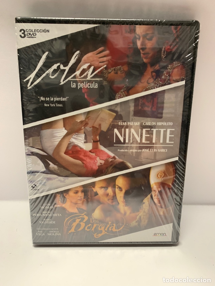 Cine: ND33 pack - lola - ninette - los Borgia DVD NUEVO PRECINTADO
