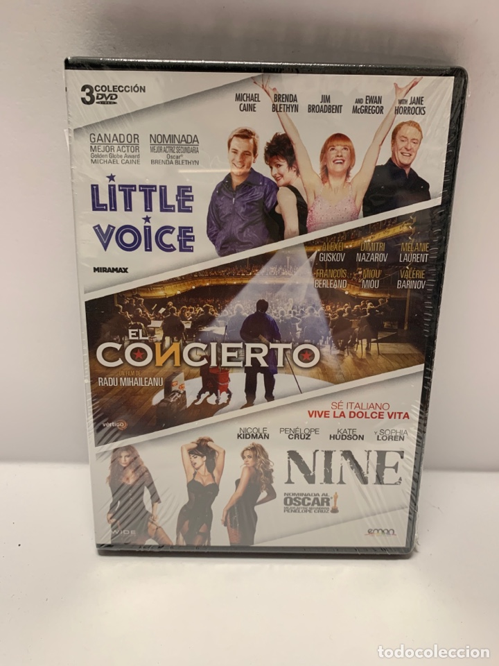 Cine: ND34 pack - little voice - el concierto - nine DVD NUEVO PRECINTADO