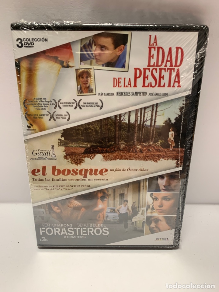 Cine: ND212 pack - la edad de la peseta - el bosque - forasteros DVD NUEVO PRECINTADO