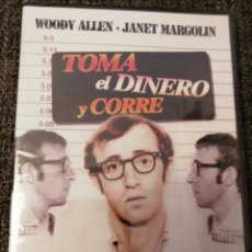 Cine: TOMA EL DINERO Y CORRE. WOODY ALLEN, DVD, PRECINTADO.