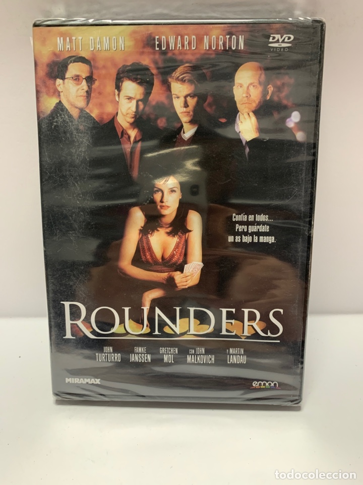Cine: REF.ND187 rounders DVD NUEVO PRECINTADO
