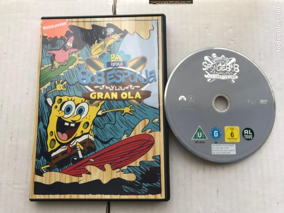 Cine: BOB ESPONJA Y LA GRAN OLA DVD PELICULA KREATEN