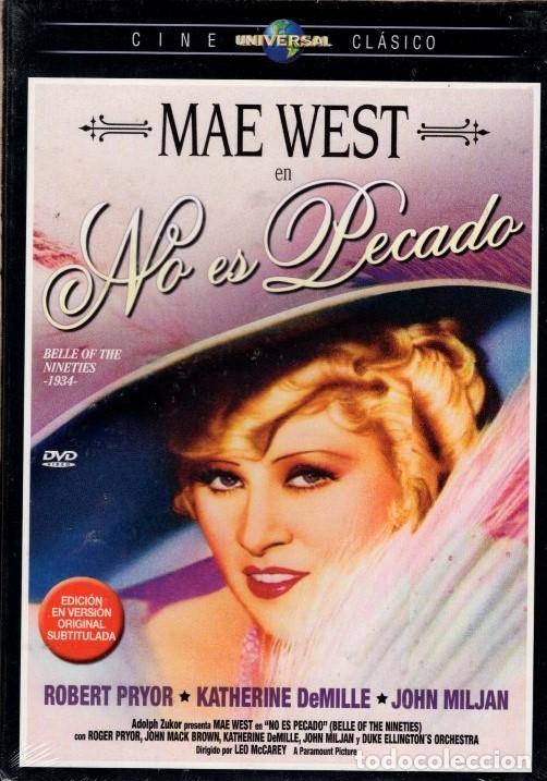 Cine: NO ES PECADO DVD (MAE WEST) SE DEBATIA ENTRE DOS AMORES, PERO UNO ERA UN TIMADOR