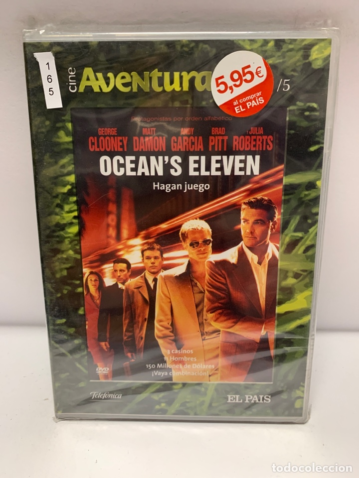 Cin&eacute;ma: REFTF.165 oceans eleven DVD NUEVO PRECINTADO ( TAPA FINA )