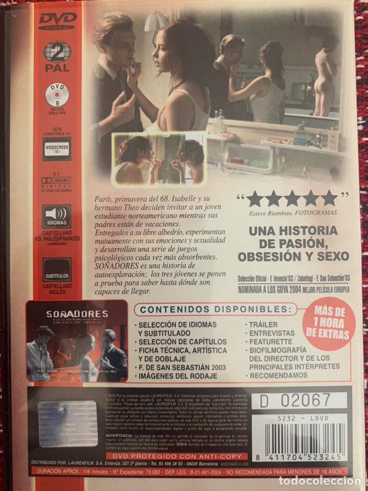 Cine: So&ntilde;adores (Bernardo Bertolucci, 2003) - Foto 2