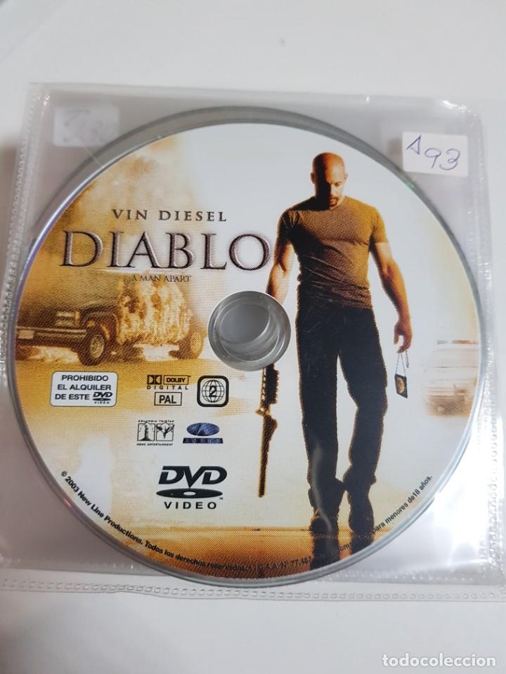 Cine: PELICULA EN DVD. SOLO DISCO. DIABLO. A MAN APART. VIN DIESEL