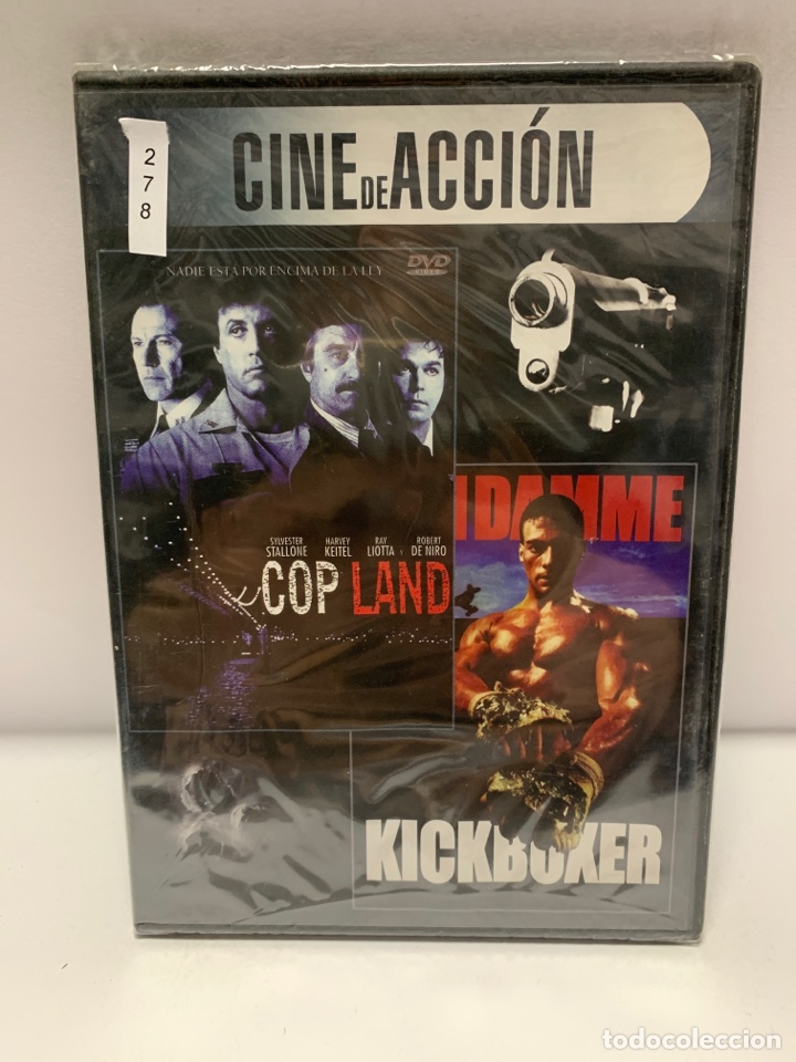 Cinema: REFTF.278 cine acci&oacute;n - cop land - kick boxer DVD NUEVO PRECINTADO ( TAPA FINA )