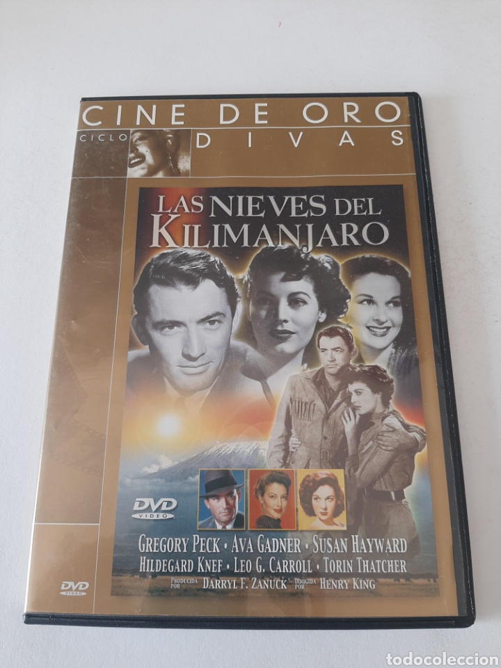 Cinema: DVS17 las nieves del Kilimanjaro &nbsp; - DvD SEGUNDAMANO TAPA FINA