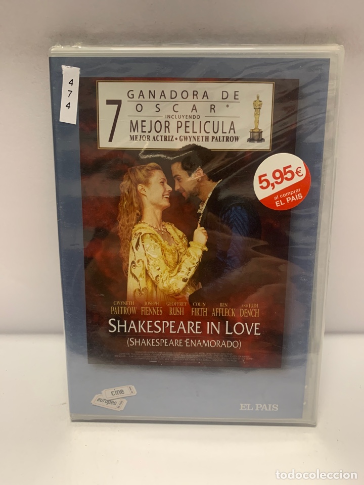 Cin&eacute;ma: REFTF.474 Shakespeare in love DVD NUEVO PRECINTADO ( TAPA FINA )