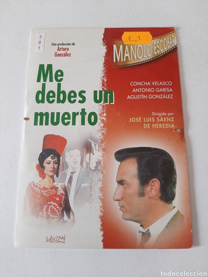 Cinema: CTN381 me debes un muerto DVD EDICION CARTON SEGUNDAMANO