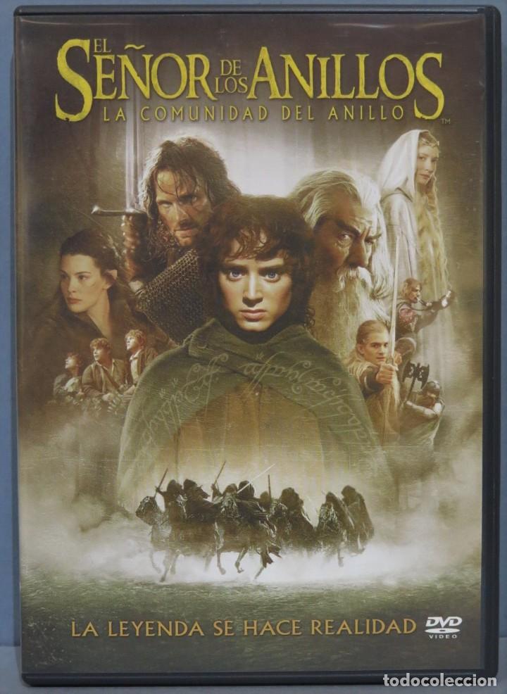 Cine: DVD. EL SE&Ntilde;OR DE LOS ANILLOS. LA COMUNIDAD DEL ANILLO