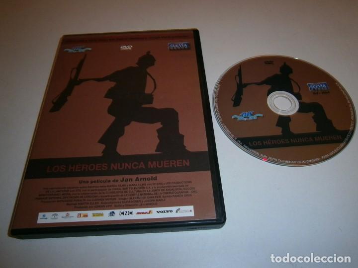 Cine: LOS HEROES NUNCA MUEREN DVD ADRIAN LIGE JAM ARNOLD SILVIA VOSER