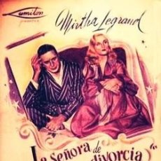 Cine: LA SEÑORA DE PEREZ SE DIVORCIA - MIRTHA LEGRAND, JUAN CARLOS THORRY DVD NUEVO