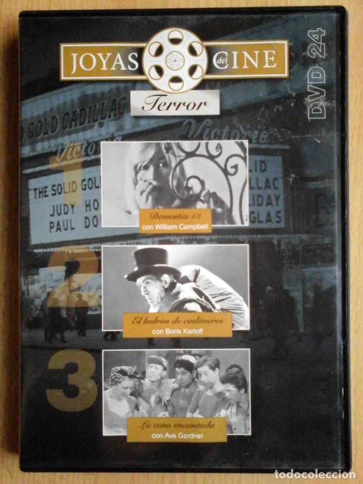 Cinema: TODODVD: Joyas del cine. terror. Dementia 13. El ladr&oacute;n de cad&aacute;veres. La casa encantada