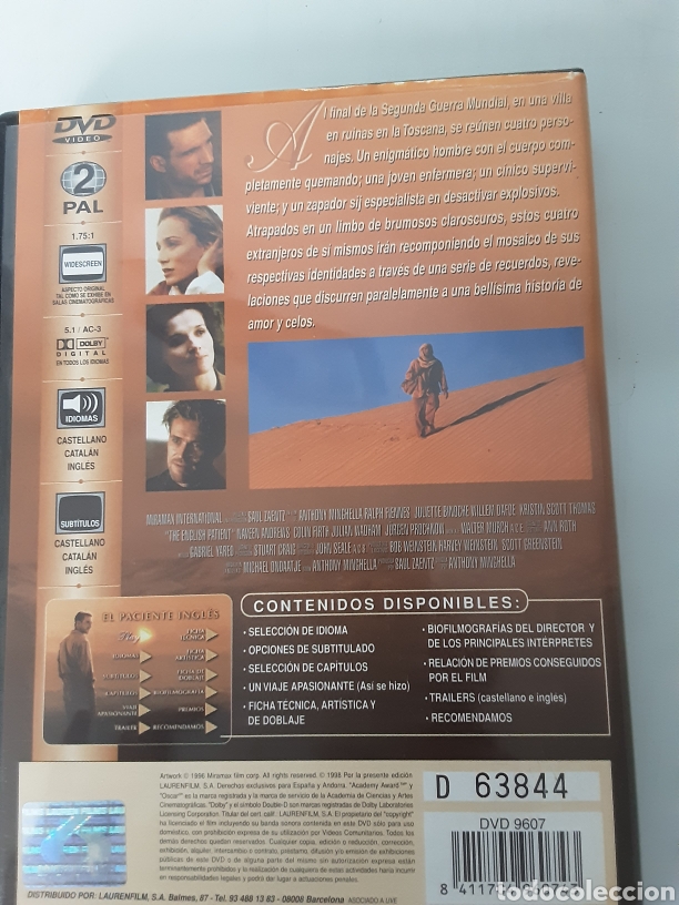 Cine: Dvd El paciente ingles - Foto 2