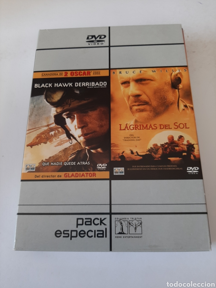 Cine: S623 Black Hawk derribado y l&aacute;grimas del sol DVD SEGUNDAMANO