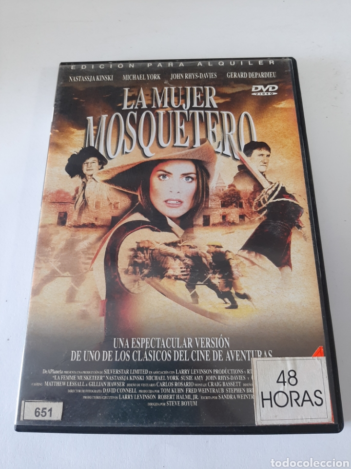 Cine: V65 la mujer mosquetero - DVD PROCEDENTE DE VIDEOCLUB