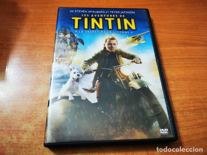 Cine: LES AVENTURES DE TINTIN Le secret de la licorne DVD DEL A&Ntilde;O 2011 FRANCIA EN FRANCES INGLES HOLANDES