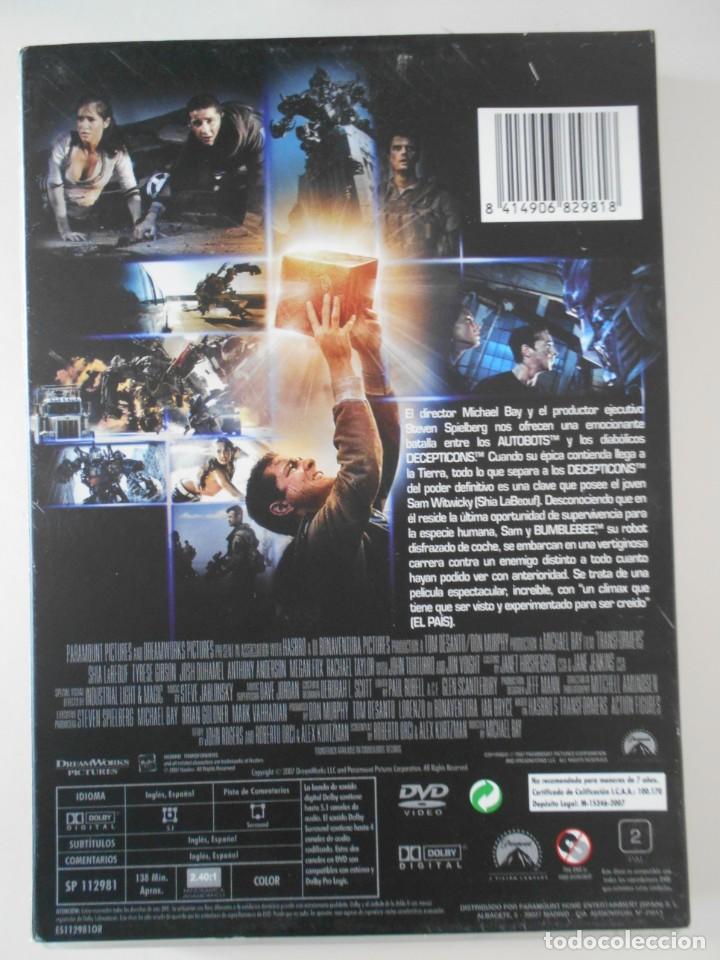 Cine: TRANSFORMERS. DVD DE LA PELICULA DE MICHAEL BAY. - Foto 2