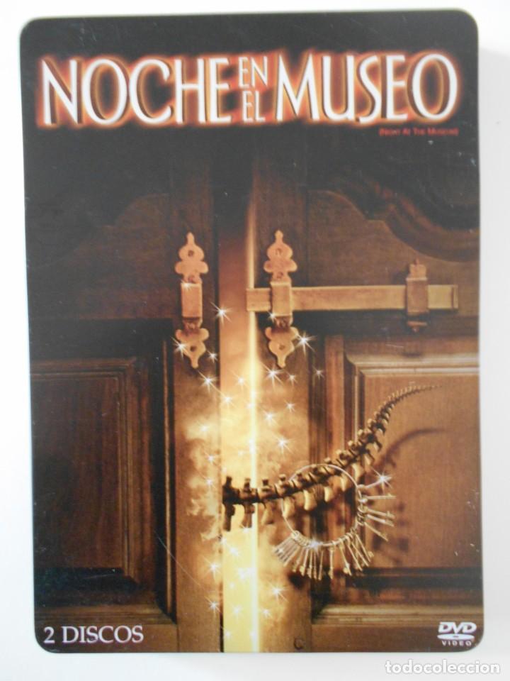 Kino: NOCHE EN EL MUSEO. ESTUCHE METALICO. 2 DISCOS. DVD DE LA PELICULA.