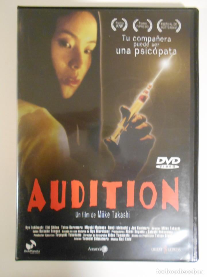 Kino: AUDITION. TU COMPA&Ntilde;ERA PUEDE SER UNA PSICOPATA. DVD DE LA PELICULA DE MIIKE TAKASHI.