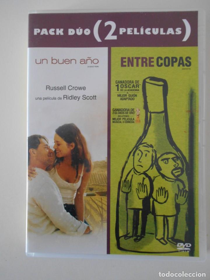 Cine: UN BUEN A&Ntilde;O / ENTRE COPAS. PACK DUO (2 PELICULAS). 2 DVD'S CON LAS 2 PELICULAS.