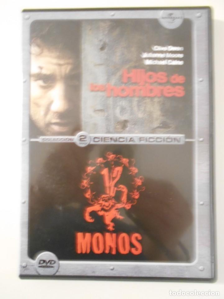 Kino: LOS HIJOS DE LOS HOMBRES / 12 MONOS. ESTUCHE CON 2 DVD'S CON LAS 2 PELICULAS.