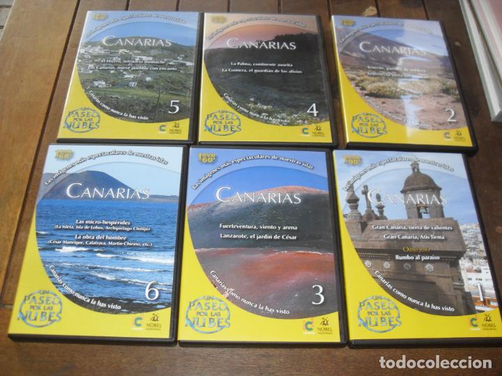 Cine: UN PASEO POR LAS NUBES CANARIAS. DVD. COLECCI&Oacute;N DE 6 DVD DE 60 MINUTOS. NOBEL AUDIOVISUAL TV CANARI