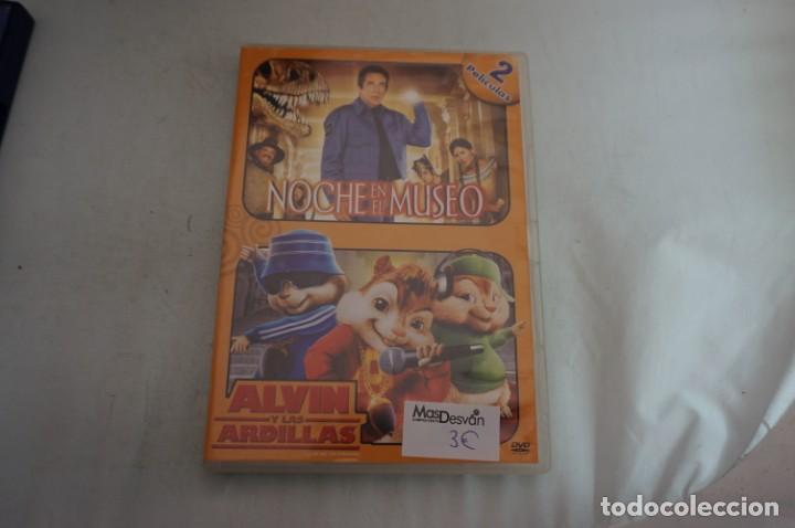 Cinema: 12-6 / 1 X DVD - 2 PELICULAS: NOCHE EN EL MUSEO - ALVIN Y LAS ARDILLAS