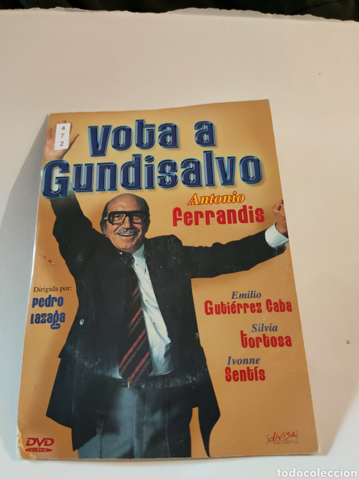 Cine: CTN472 vota a gundisalvo DVD EDICION CARTON SEGUNDAMANO
