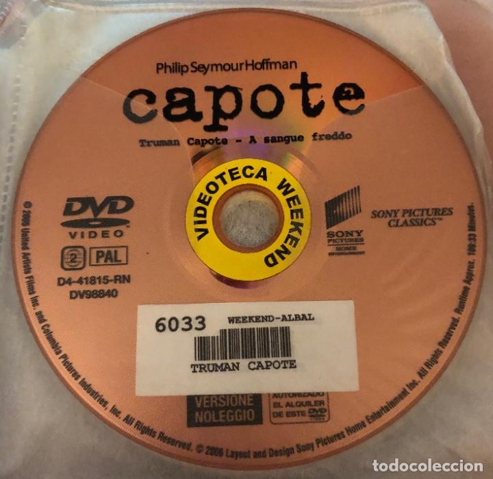 Cine: PELICULA EN DVD. SOLO DISCO. TRUMAN CAPOTE. PHILIP SEYMOUR HOFFMAN