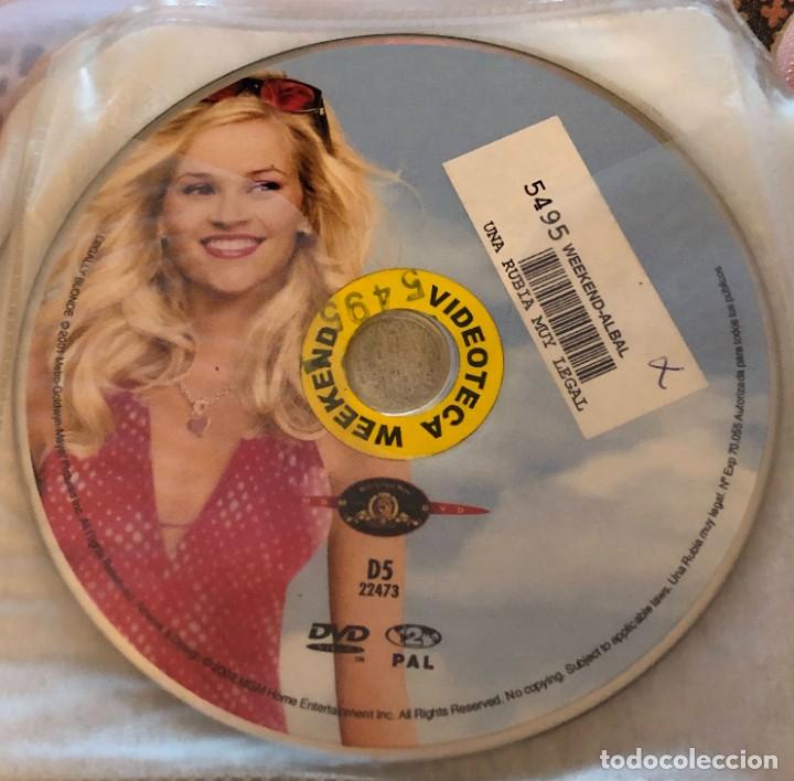 Cinema: PELICULA EN DVD. SOLO DISCO. UNA RUBIA MUY LEGAL