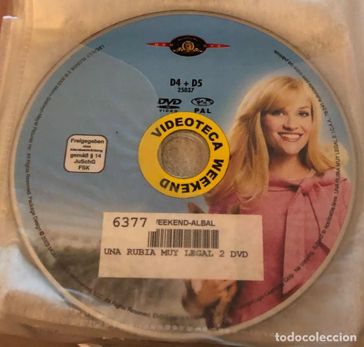 Cinema: PELICULA EN DVD. SOLO DISCO. UNA RUBIA MUY LEGAL 2