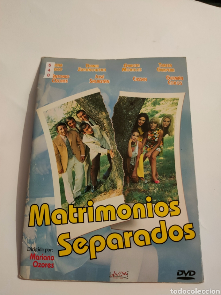 Cine: CTN540 matrimonios separados DVD EDICION CARTON SEGUNDAMANO