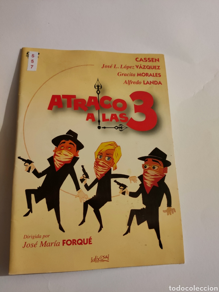 Cine: CTN557 atraco a las 3 DVD EDICION CARTON SEGUNDAMANO