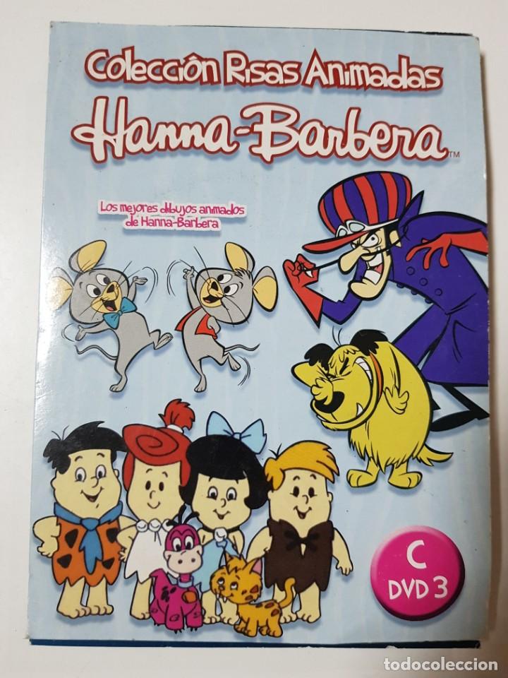 Cine: PELICULA DVD. COLECCION RISAS ANIMADAS HANNA BARBERA. PIERRE NODOYUNA. PATAN. FUNDA DE CARTON