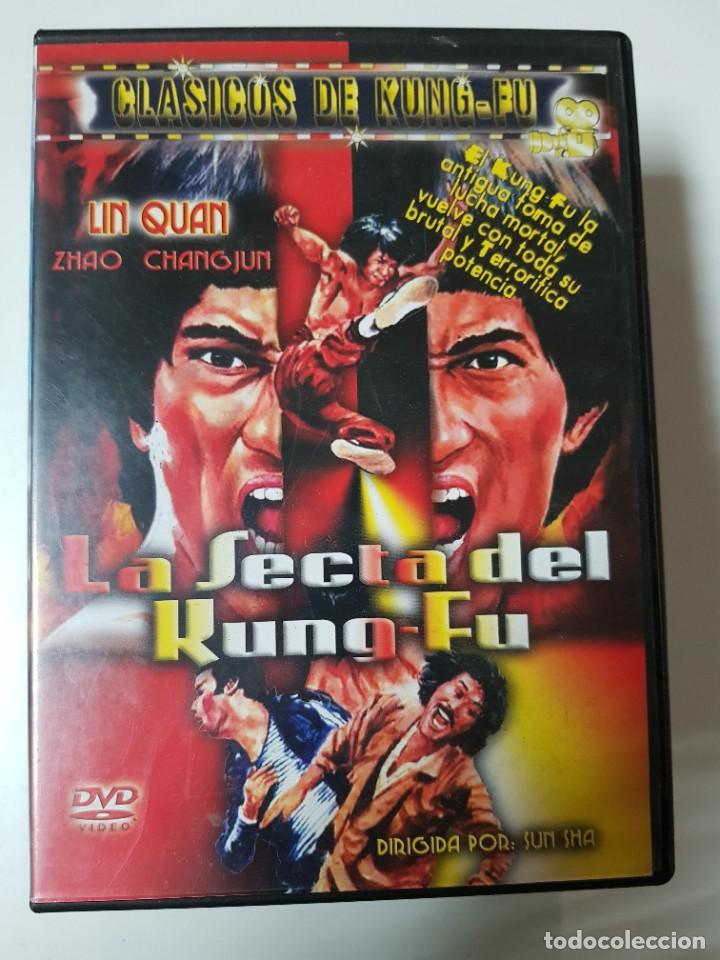 Cine: PELICULA EN DVD. CLASICOS DEL KUNG FU. LA SECTA DEL KUNG FU. LIN QUAN. ZHAO. CHANG JUN