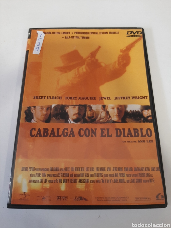 Kino: DVR.1530 cabalga con el diablo DVD METIDO EN SLIM con SLICOVER RECORTADO