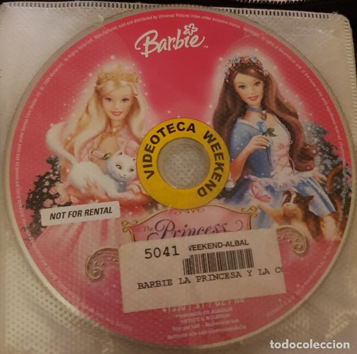 Cine: PELICULA EN DVD. SOLO DISCO. BARBIE LA PRINCESA Y LA PLEBEYA