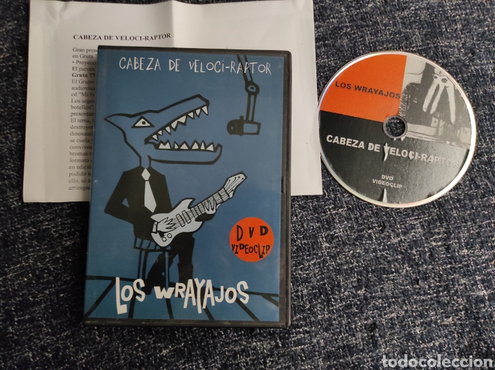 Cinema: DVD LOS WRAYAJOS - CABEZA DE VELOCI-RAPTOR - DVD VIDEOCLIP ( MUSICA )
