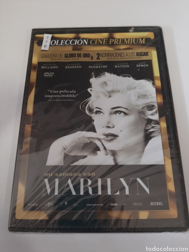 Cine: REFTF.776 Mi semana con Marilyn DVD NUEVO PRECINTADO ( TAPA FINA )