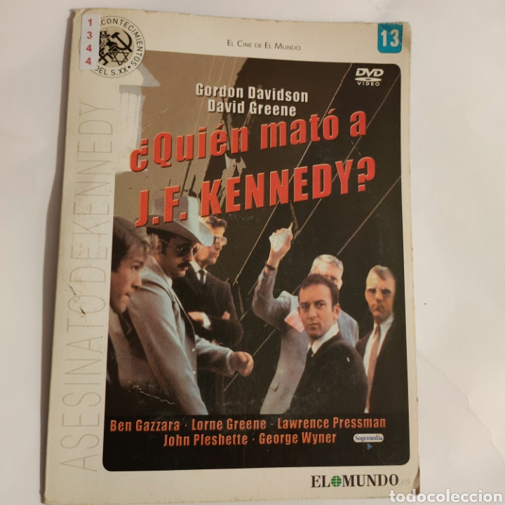 Cinema: CTN1344 qui&eacute;n mato a j.f Kennedy DVD EDICION CARTON SEGUNDAMANO