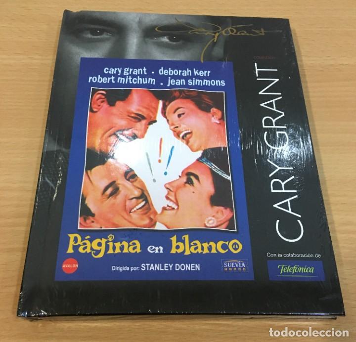 Cine: DVD + LIBRO COLECCI&Oacute;N CARY GRANT n&ordm; 7 - P&Aacute;GINA EN BLANCO (1960). PRECINTADO