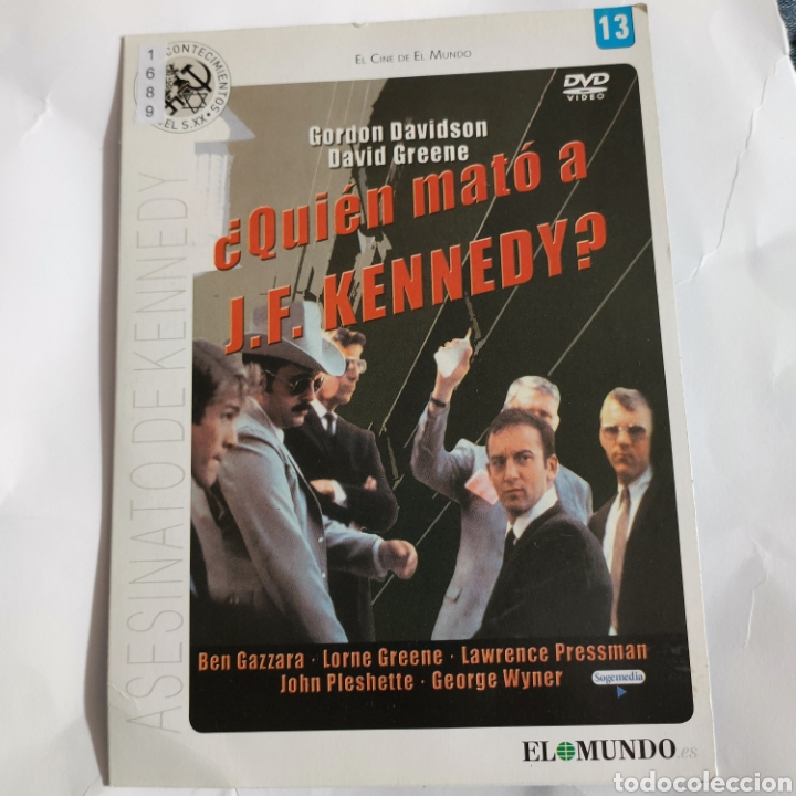 Cinema: CTN1689 qui&eacute;n mato a j.f Kennedy DVD EDICION CARTON SEGUNDAMANO