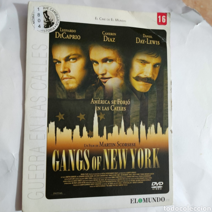 Cinema: CTN1804 gangs of new York DVD EDICION CARTON SEGUNDAMANO