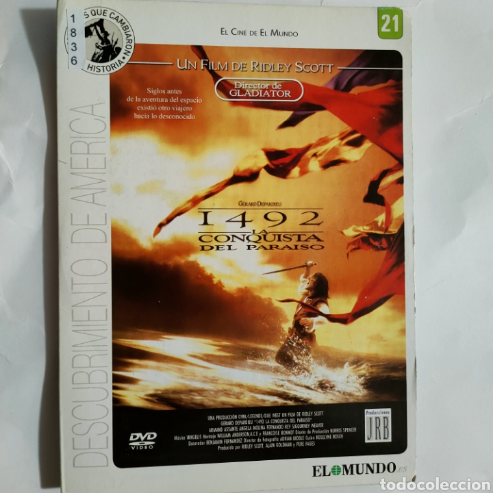 Cinema: CTN1836 1492 la conquista del para&iacute;so DVD EDICION CARTON SEGUNDAMANO