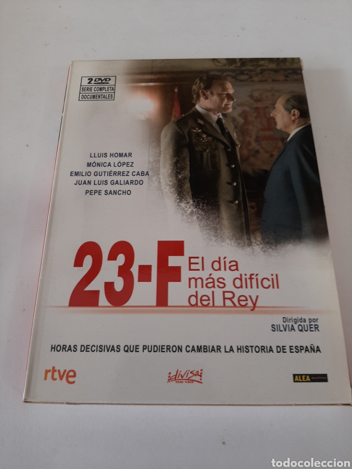 Cinema: S473 23F el d&iacute;a m&aacute;s dif&iacute;cil del Rey - DVD como NUEVO