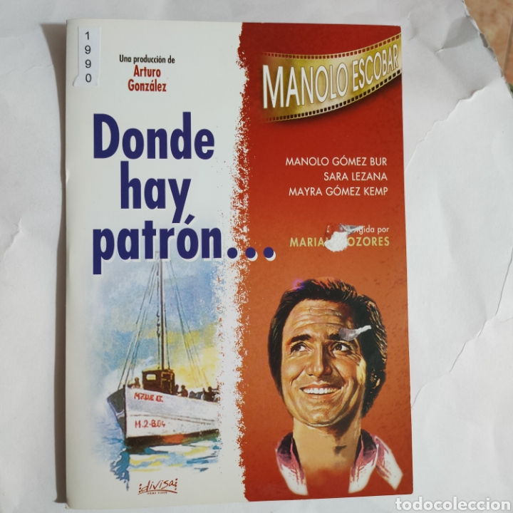 Cinema: CTN1990 donde hay patr&oacute;n DVD EDICION CARTON SEGUNDAMANO