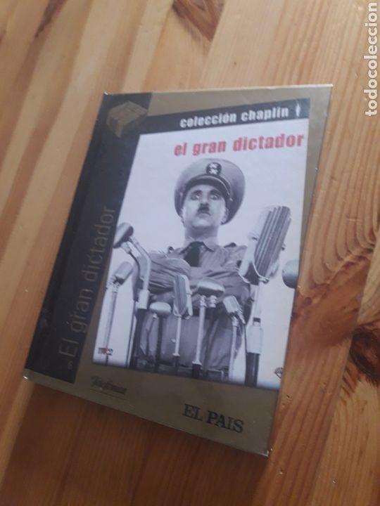 Cine: El gran dictador Coleccion Chaplin DVD + libro nuevo sin abrir