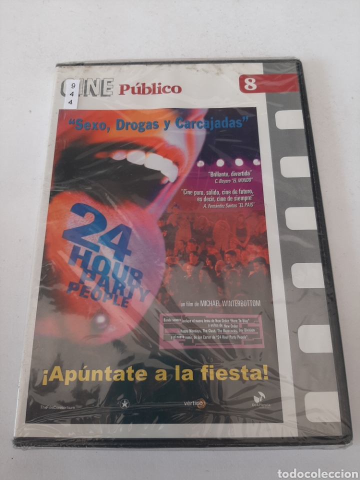 Cin&eacute;ma: REFTF.944 24 hour party people DVD NUEVO PRECINTADO ( TAPA FINA )